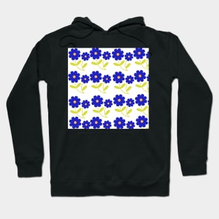 BLUE FLOWER TEXTURE DESIGN Hoodie